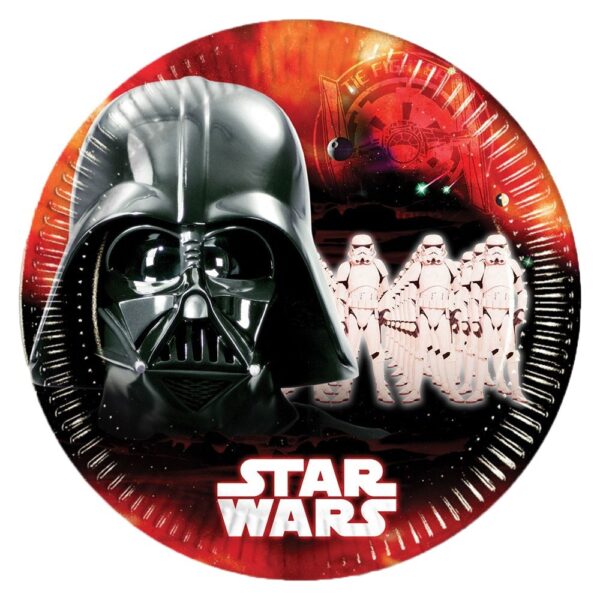 Star Wars Dark Force papperstallrikar 8-pack 23 cm
