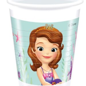 Disney Sofia plastmuggar 8-pack 200 ml