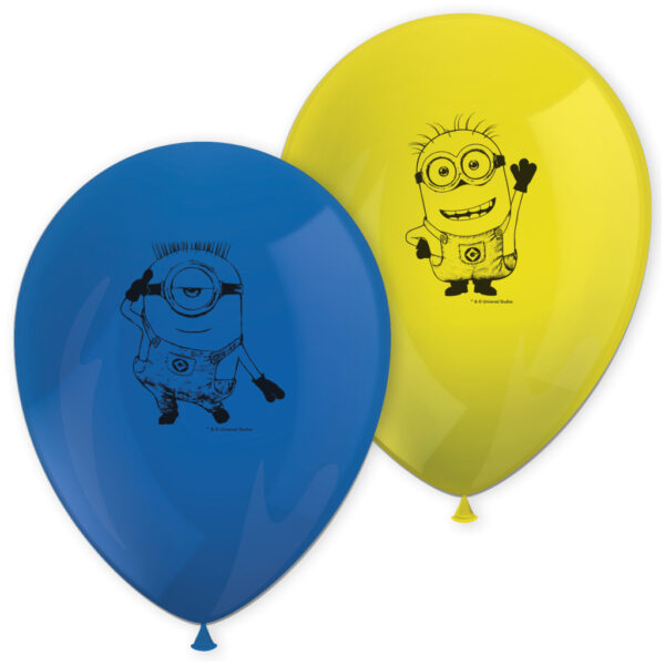 Minions The Rise of Gru ballong, 8-delars set
