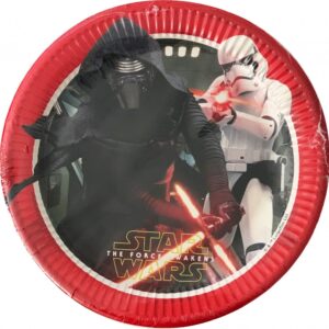 Star Wars pappersassietter 8 st 23 cm