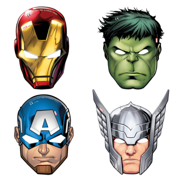 Avengers Infinity Stones masker, 6-pack