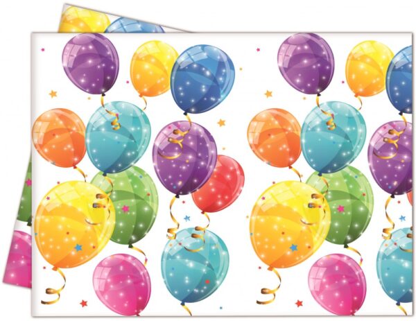 Ballong glittrig bordsduk 120x180 cm