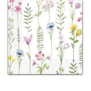 Flower Botanical servetter 20 st 33x33 cm FSC