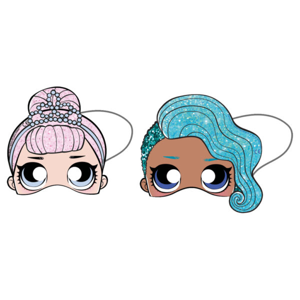LOL Surprise Glitterati mask, 6-pack