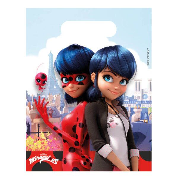 Miraculous Ladybug presentpåsar set om 6