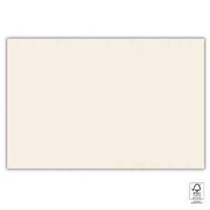 Colour Unicolour Cream, krämfärgat pappersduk 120x180 cm FSC