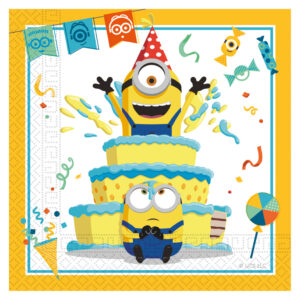 Minions The Rise of Gru servettset 20-pack 33x33 cm