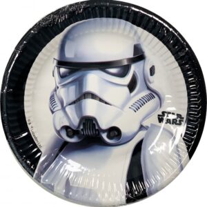 Star Wars Troopers pappersassietter, 8-pack, 20 cm