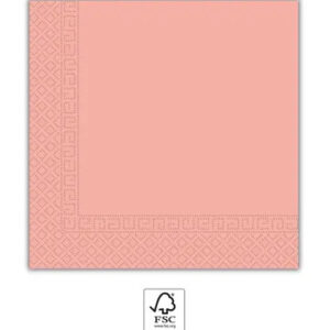 Colour enfärgad rosa servett 20 st 33x33 cm FSC