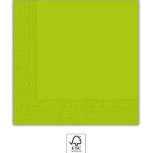 Colour Unicolour Ljusgrön Servett, 20-pack, 33x33 cm FSC
