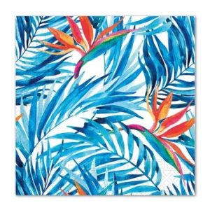Flower Tropical servetter 20 st 33x33 cm