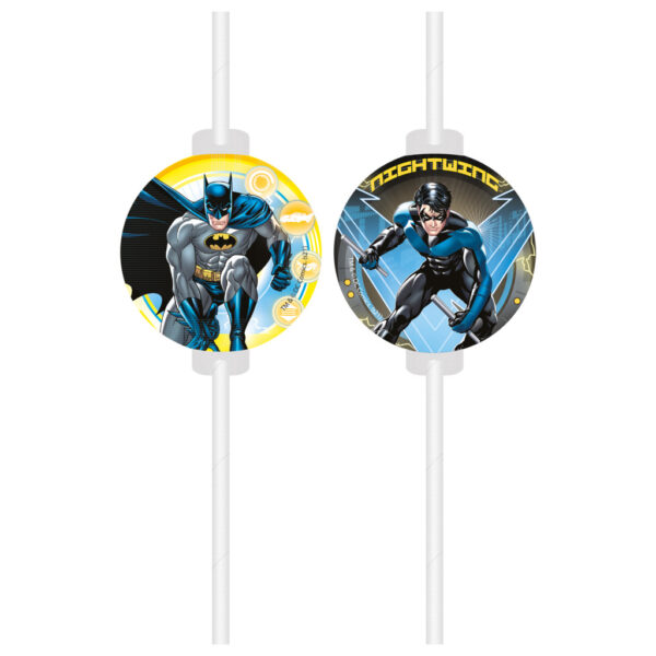 Batman Rogue Rage sugrör set om 4 FSC