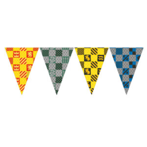 Harry Potter Hogwarts hus flaggspel FSC 2,3 m