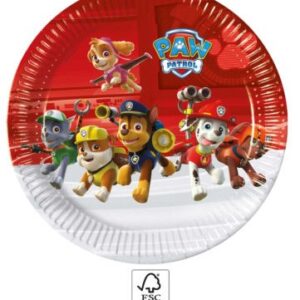Paw Patrol papperstallrikar 8 st 23 cm FSC