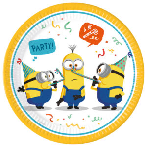 Minions The Rise of Gru pappersassietter 8-pack 23 cm FSC