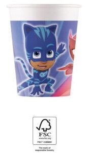 PJ Masks Trio pappersmuggar 8 st 200 ml FSC