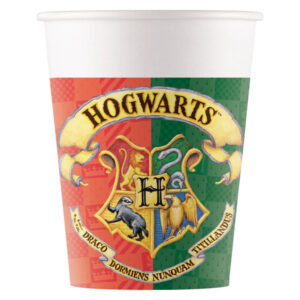 Harry Potter Hogwarts Houses pappersmuggar 8-pack 200 ml FSC