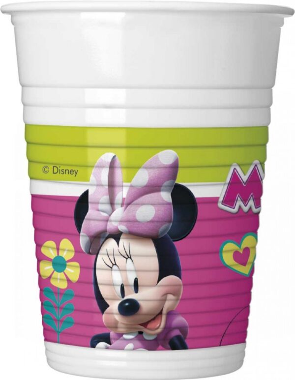 Disney Mimmi Pigg Happy Helpers set med 8 muggar 200 ml