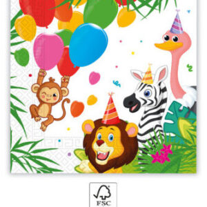 Jungle Balloons 20-pack servetter 33x33 cm FSC