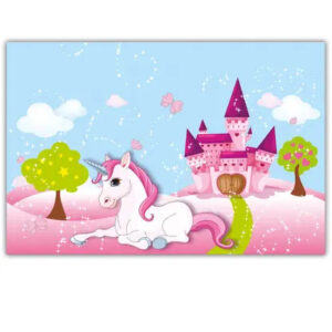 Enhörning Slott pappersduk 120x180 cm FSC