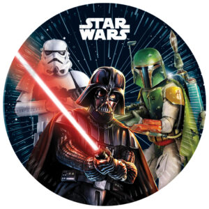 Star Wars Galaxy pappersassietter 8 st 23 cm FSC