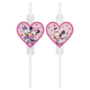 Disney Mimmi Pigg Junior papperssugrör, set om 4 FSC