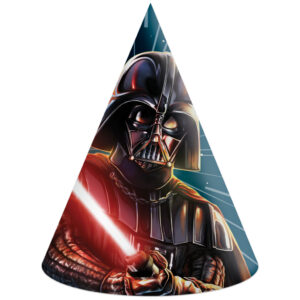 Star Wars Galaxy partyhatt, kon 6 st FSC