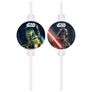 Star Wars Galaxy papperssugrör, set om 4 FSC