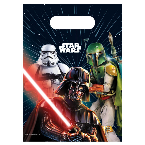 Star Wars Galaxy presentpåsar, set om 6
