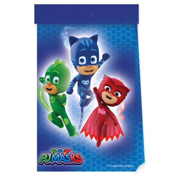 PJ Masks Trio 4-pack papperspåsar FSC