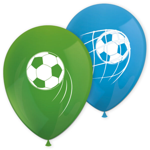 Football Soccer Fans ballonger, 8-pack