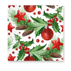 Christmas Pinecones servetter 20 st 33x33 cm