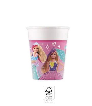 Barbie Fantasy pappersmuggar 8-pack 200 ml FSC