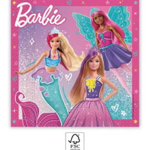 Barbie Fantasy servetter 20 st 33x33 cm FSC
