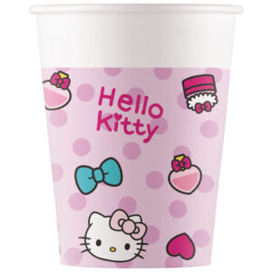 Hello Kitty pappersmuggar 8-pack 200 ml