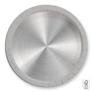 Colour Next Generation Silver Pappersassiett 8-pack 23 cm FSC