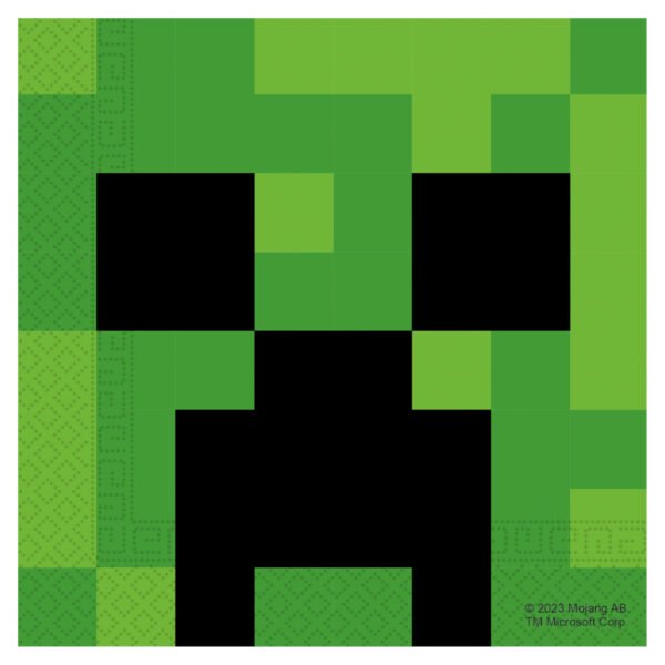 Minecraft 20-pack servetter 33x33 cm FSC