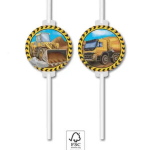 Construction Grabber papperssugrör, 4-pack FSC
