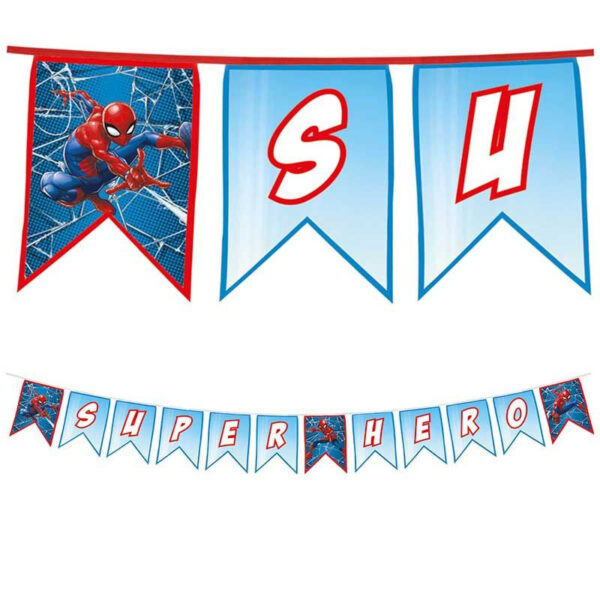 Spindelmannen Crime Fighter festskylt 2 m