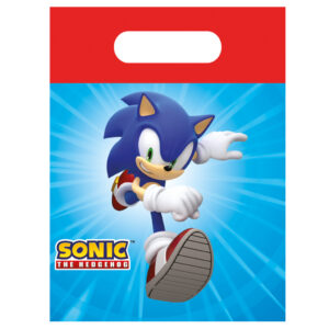 Sonic the Hedgehog papperspresentpåsar, 4-pack