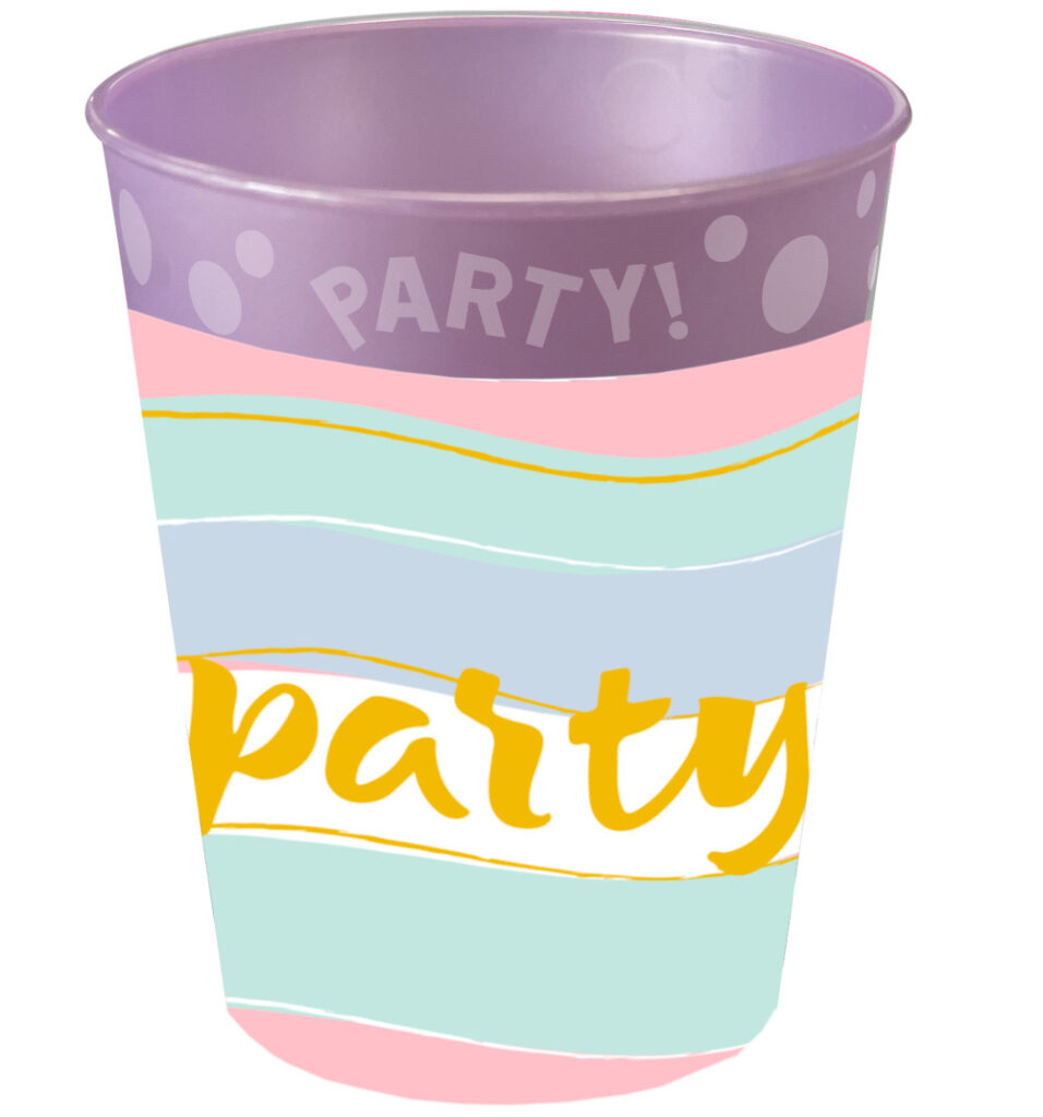 Colour Elegant Party micro premium plastmugg 250 ml