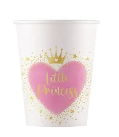 Princess Little Princess pappersmugg 8 st 200 ml FSC