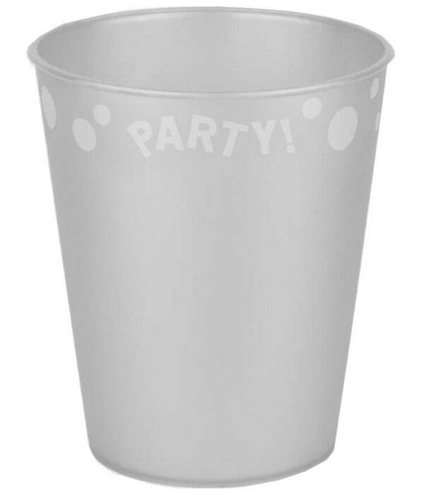 Party Silver mikrovågssäker premiumkopp 250 ml
