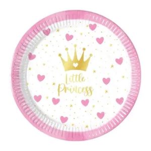 Princess Little Princess pappersassiett 8 st 20 cm FSC