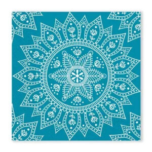 Colour Petrol White Mandala Servett 20 st, 33x33 cm FSC