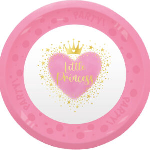 Princess Little Princess micro premium plastmiddagstallrik 4-pack 21 cm
