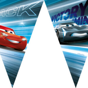 Disney Cars Victory Is Mine flaggspel 2,3 m FSC