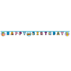 Stumble Guys Chaos Runner Happy Birthday-skylt 200 cm FSC
