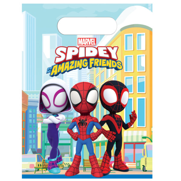 Spindelmannen Spidey presentpåsar, 6-pack