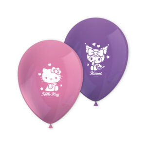 Hello Kitty Kuromi ballonger, 8 stycken